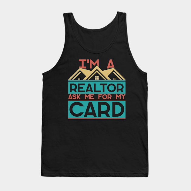 Home Retail Salesperson Funny Realtor Real Estate Agent Tank Top by shirtsyoulike